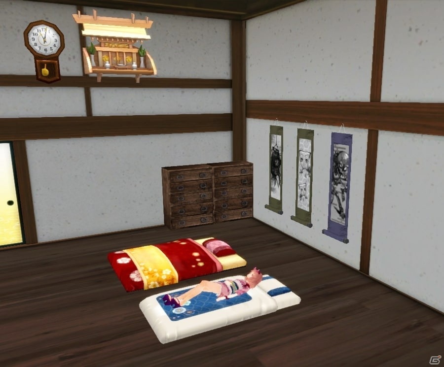 「鬼斬」で自由に家具や内装をカスタマイズできる新機能「マイルーム」が1月28日に実装！の画像3