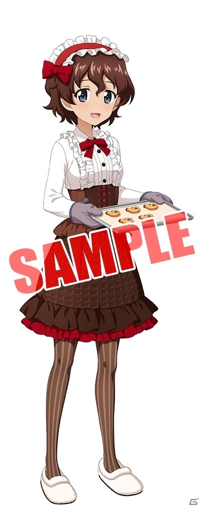「ガールズ＆パンツァー 戦車道大作戦！」でバレンタイン衣装の西住みほや山郷あゆみが登場するガチャが配信！の画像7