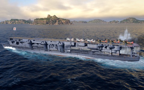 World of Warships: Legends」新艦種「航空母艦」が期間限定で登場