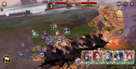 「RANBU 三国志乱舞」の大討伐戦に新たなボス「兀突骨」が実装！周瑜と王異が登場するピックアップ登用も配信の画像2