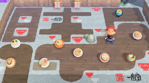 一風堂、「あつまれ どうぶつの森」いっぷう島の夢番地を更新―ラーメンマップやフォトスポットがアップデートの画像3