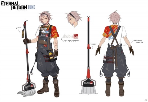 「ブラックサバイバル：永遠回帰」に掃除屋がコンセプトのキャラクター「ルク」が参戦！スキンシステムも実装の画像3