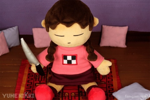 「ゆめにっき」“ほうちょう”を持った窓付きぬいぐるみとステーショナリーセットがFangamer Japanに登場！の画像3