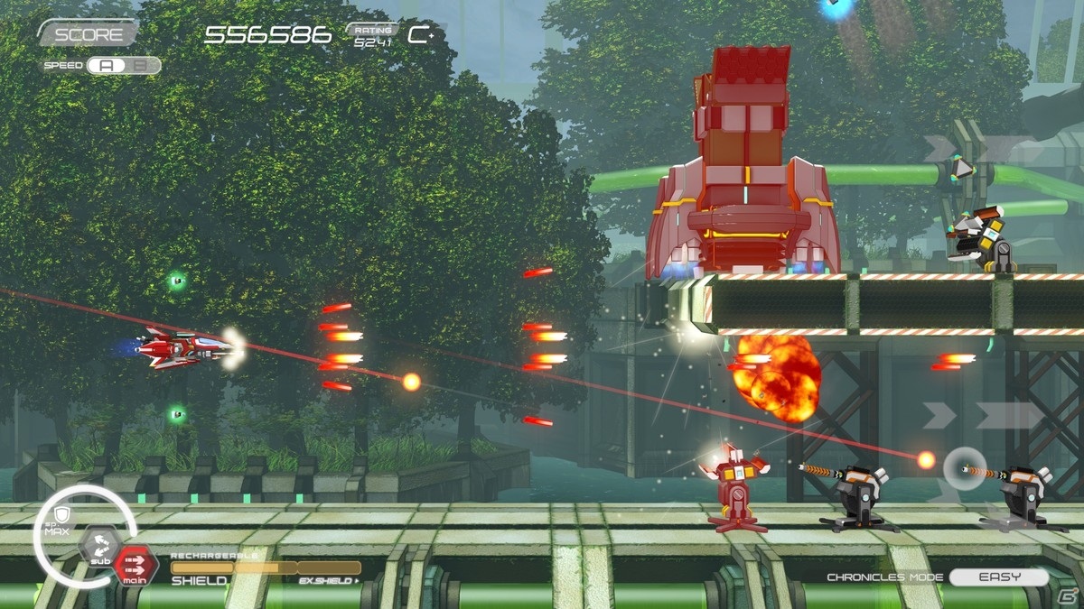 横スクロールシューティング「ナツキクロニクル」PS4版が近日発売！公式サイトがオープンの画像6