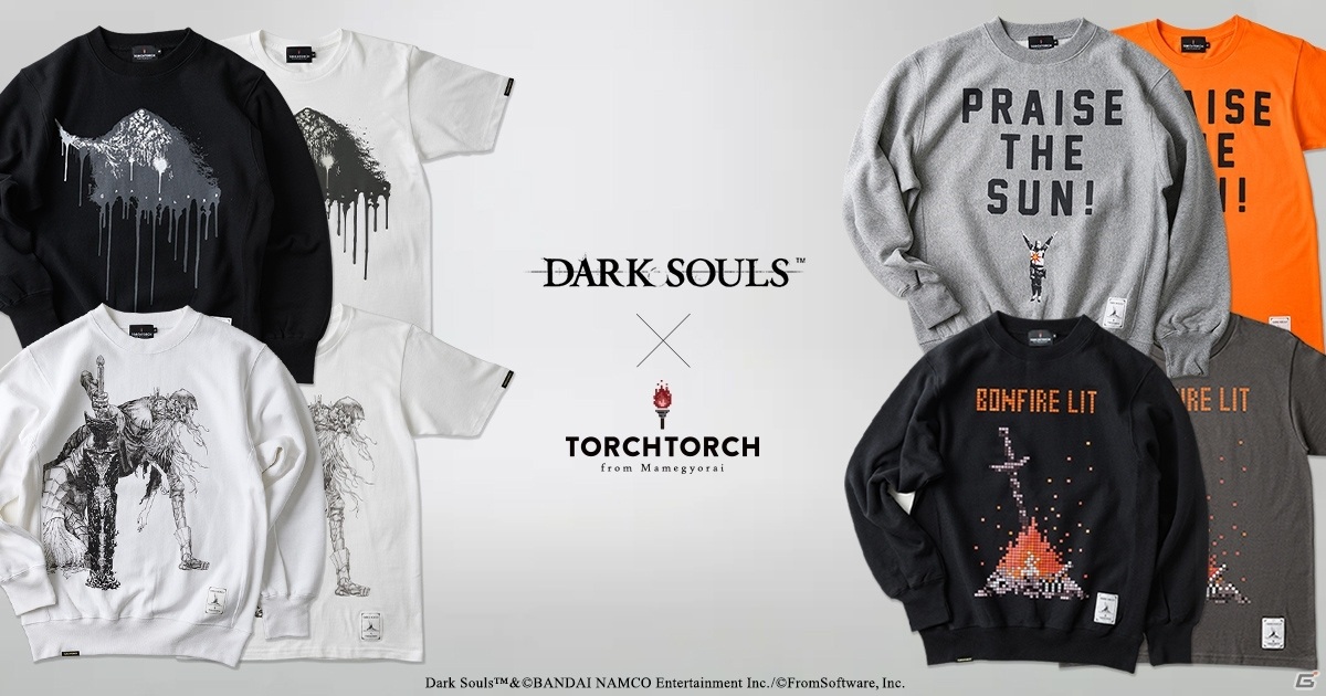 Torch Torch Dark Souls 絶版となっていたコラボtシャツがアンコール版として復活 スウェットも登場 ゲーム情報サイト Gamer