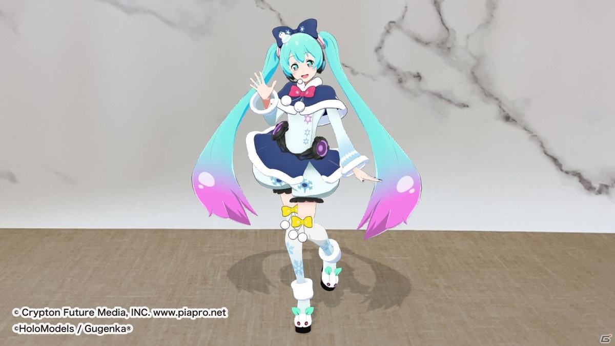 「MIKU LAND β Snow World 2021」開催記念！初音ミクAR/VR対応デジタルフィギュアが発売の画像1