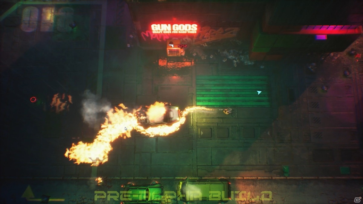 サイバーパンクをテーマにしたトップダウン視点のアクションゲーム「Glitchpunk」がSteamのアーリーアクセスで2021年前半に登場の画像6