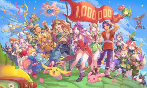 「聖剣伝説3 トライアルズ オブ マナ」の世界累計出荷・ダウンロード販売本数が100万本を突破！記念イラストが公開の画像1