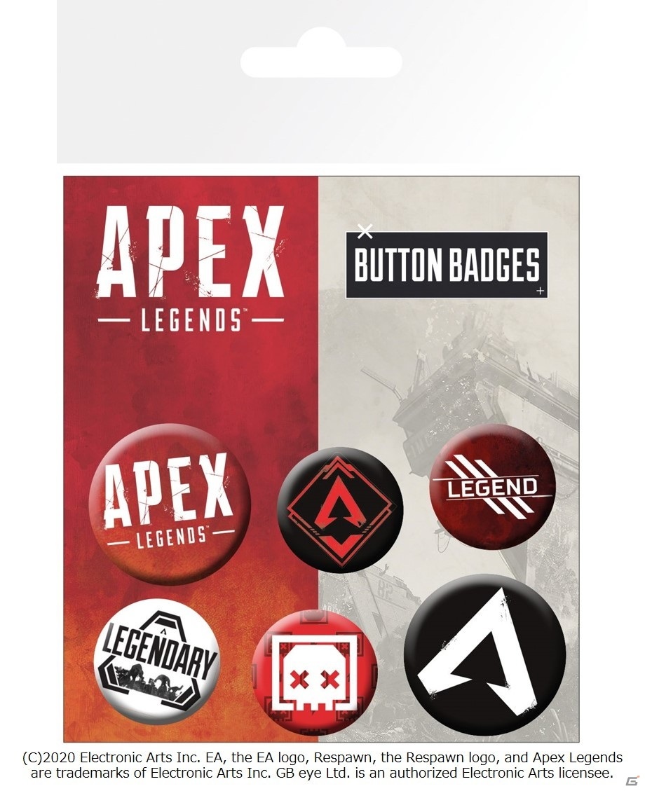 「Apex Legends」の新グッズが5月に発売！アイコンバッジやマグカップ、ポスターなど部屋を彩るアイテムがラインナップの画像2