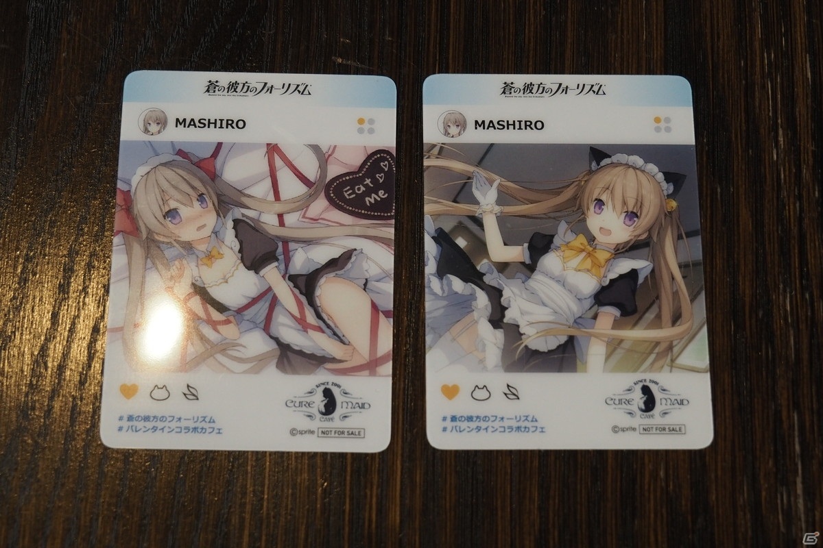 2月14日に誕生日を迎える真白にちなんだメニューや展示も！「『蒼の彼方のフォーリズム』～バレンタインコラボカフェ～」レポートの画像24