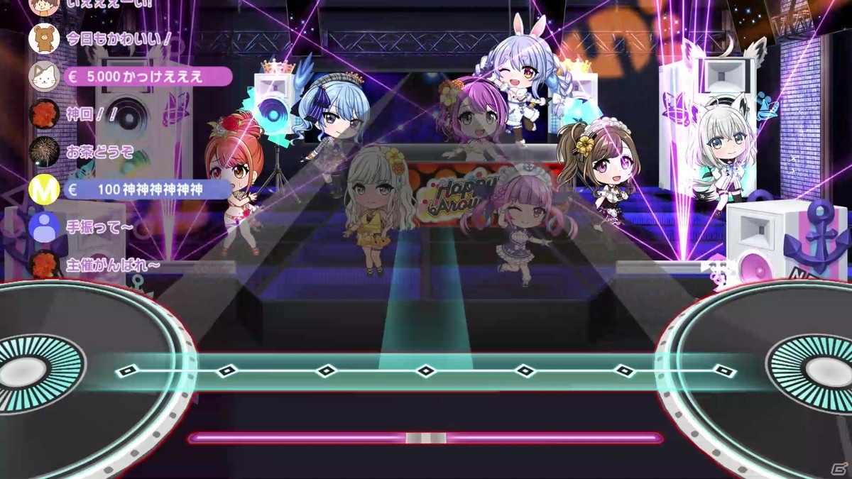 「グルミク」で「ホロライブ」とのコラボイベント開催！兎田ぺこら、湊あくあ、白上フブキ、星街すいせいが登場の画像6