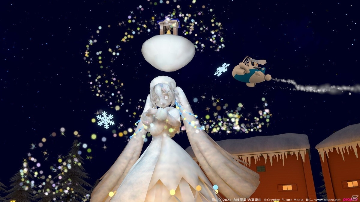 VRワールド「MIKU LAND β SNOW WORLD 2021」の公式レポートが到着！本日より「ミクランド特設展示」も開始の画像3