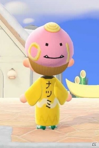 「あつまれ どうぶつの森」で使えるモスバーガーのマイデザイン第2弾が配布！菜摘ドレスでアイドル風コーディネートもの画像10