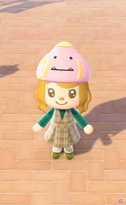 「あつまれ どうぶつの森」で使えるモスバーガーのマイデザイン第2弾が配布！菜摘ドレスでアイドル風コーディネートもの画像12