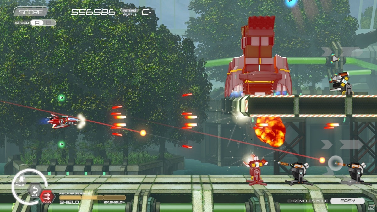 フルボイスでシームレスに展開する物語が楽しめる横スクロールSTG「ナツキクロニクル」のPS4版が発売！の画像6
