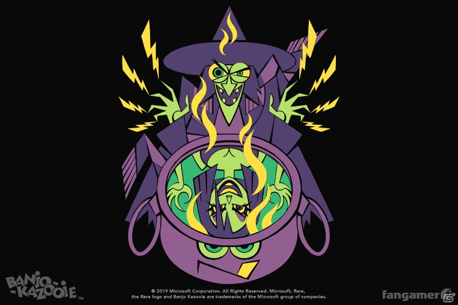 「バンジョーとカズーイの大冒険」グランチルダのTシャツやジンジョーぬいぐるみなど7点のグッズがFangamer Japanから発売！の画像11
