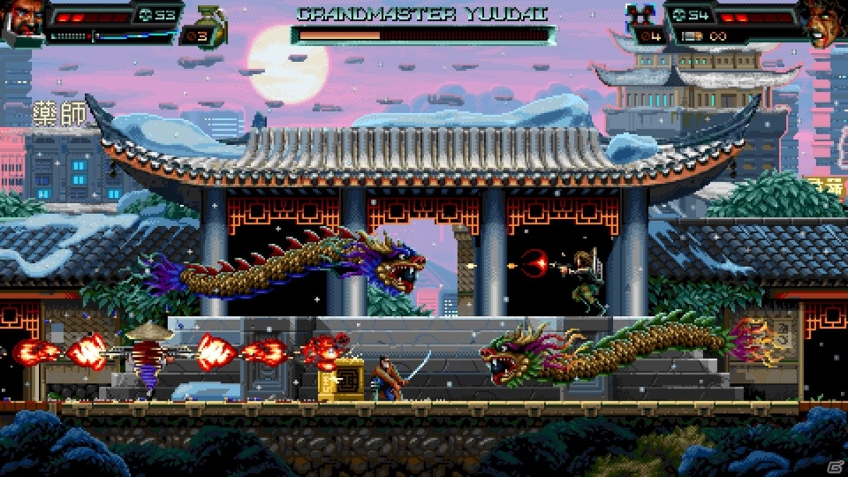 Switch「HUNTDOWN」が3月4日に発売！80年代のアクション映画やポップカルチャーにインスパイアされた横スクロール型ACTゲームの画像13