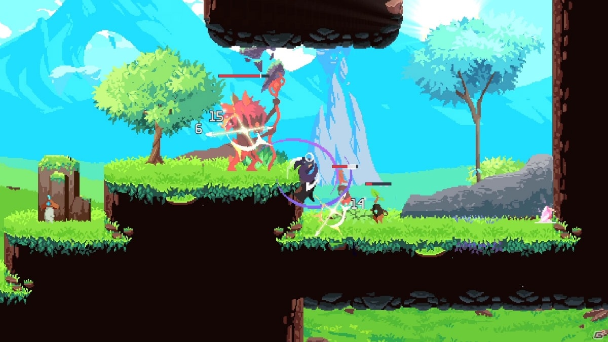繊細なピクセルアートが魅力の2DACT「アストラル アセント」のキックスターターキャンペーンが3月29日より実施！の画像5