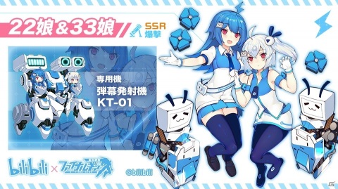 「ファイナルギア」bilibili公式マスコットキャラクターの22娘と33娘がパイロットに！コラボイベント「眠り姫たち」が開催の画像2