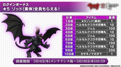 「D2メガテン」ベルセルクコラボ第2弾が3月4日よりスタート！公式生放送の情報をまとめて紹介の画像11