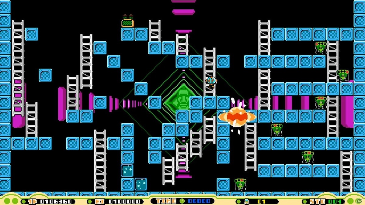 Switch/Steam「ツクールシリーズ REMOTE BOMBER」が発売！リモート爆弾を駆使して進むレトロアーケード風パズルACTの画像4