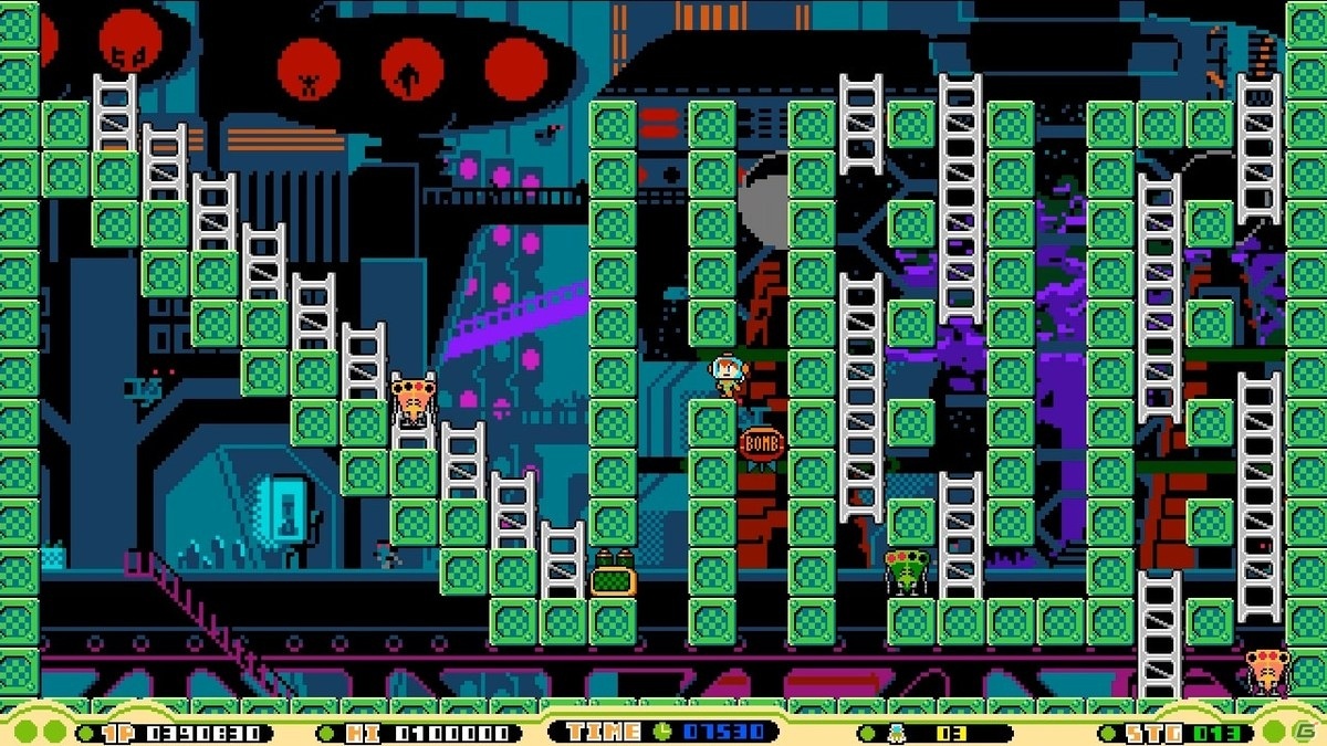 Switch/Steam「ツクールシリーズ REMOTE BOMBER」が発売！リモート爆弾を駆使して進むレトロアーケード風パズルACTの画像6