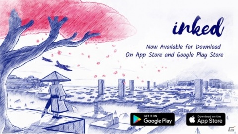 紙とインクの世界で謎に満ちた世界を旅する推理ADV「Inked」のiOS/Android版が配信開始！の画像1