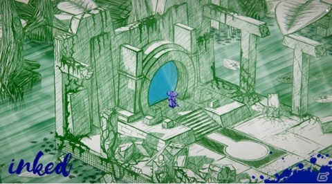 紙とインクの世界で謎に満ちた世界を旅する推理ADV「Inked」のiOS/Android版が配信開始！の画像3