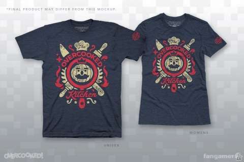 「Overcooked!」キッチンに立つときのファッションにオススメなオリジナルTシャツとピンバッジセットが発売！の画像3