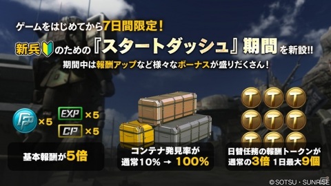 「機動戦士ガンダム バトルオペレーション2」300万DL突破を記念したキャンペーンと新兵応援キャンペーンが実施！の画像9