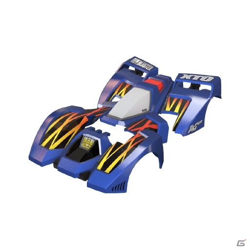 ミニ四駆　大井競馬場　ガンブラスターXTO タミヤ ミニ四駆特別企画 ガンブラスターXTO ライトブルー