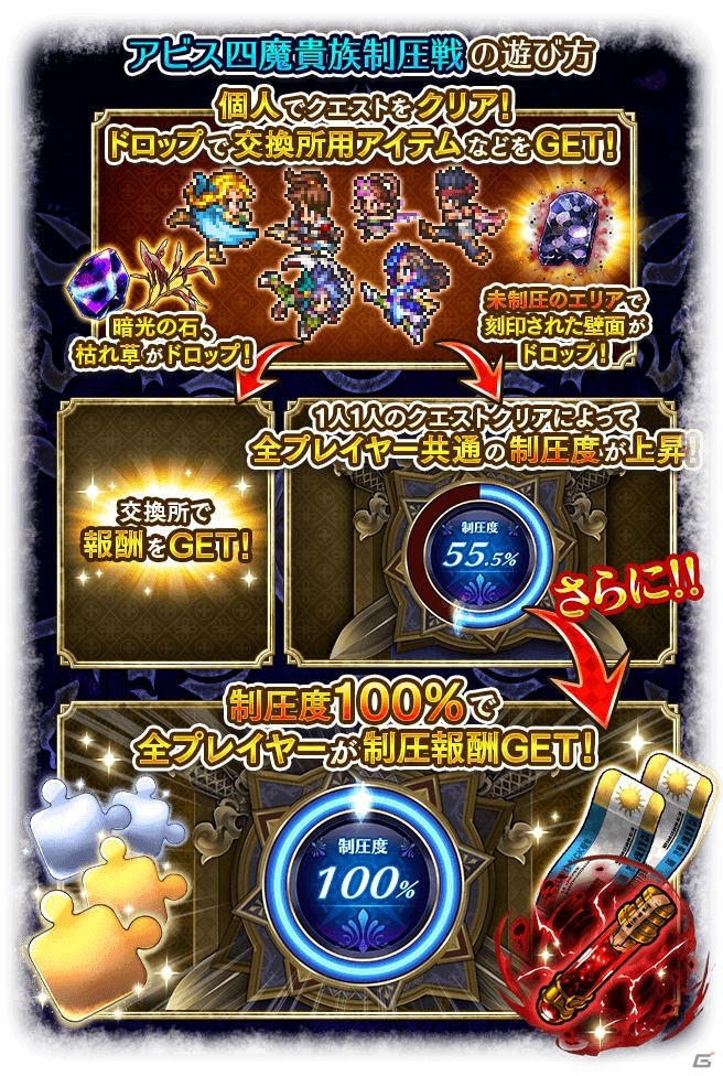 「ロマンシング サガ リ・ユニバース」四魔貴族がついに集結！イベント「暗黒の巨星祭 決戦！四魔貴族」が実施の画像5