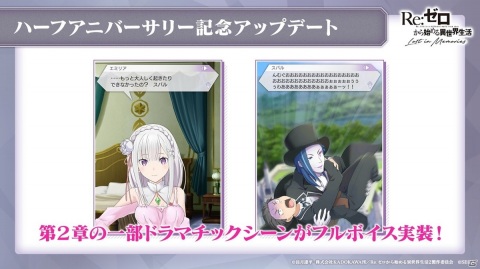 「リゼロス」新キャラクター「【花は桜木、人は騎士】ユリウス★3」が実装決定！ハーフアニバーサリーの詳細も発表の画像6
