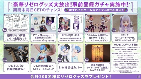 「リゼロ」のブラウザゲーム「Re:ゼロから始める異世界生活 禁書と謎の精霊」がDMM GAMESにて配信決定！の画像7