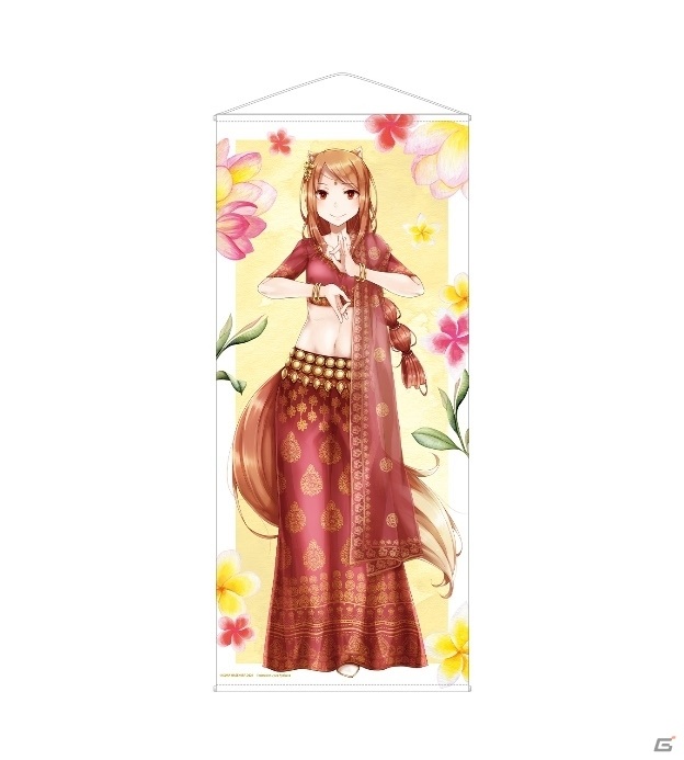 「狼と香辛料」文倉十氏による描き下ろしイラスト「ホロ インド民族衣装ver.」のグッズ11種が受注開始！の画像7