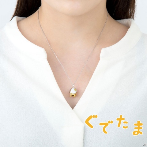 「ぐでたま」がゆるーく揺れる姿が立体的にデザインされたネックレスがユートレジャーオンラインショップで販売開始！の画像2