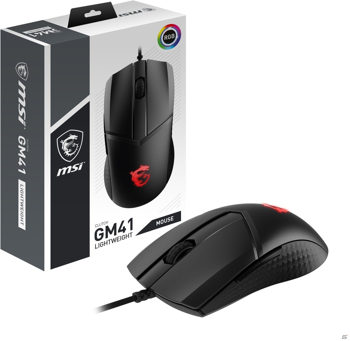 MSIより65gの超軽量ゲーミングマウス「CLUTCH GM41 LIGHTWEIGHT」が3月12日に発売！の画像1