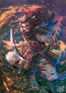 「戦国IXA」絵巻作家の正子公也氏が描く天徳寺礼能をはじめ計9枚の武将カードが追加！の画像3
