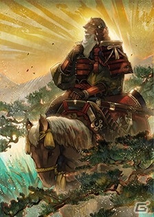 「戦国IXA」絵巻作家の正子公也氏が描く天徳寺礼能をはじめ計9枚の武将カードが追加！の画像9