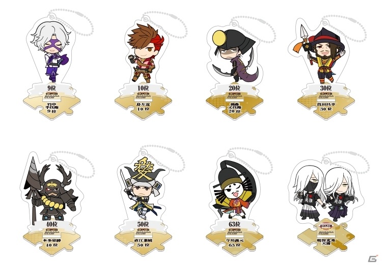 戦国basara 武将総選挙 開票生配信 グッズ化アイテムの受注販売が開始 武将人気投票の最終結果も発表 ゲーム情報サイト Gamer