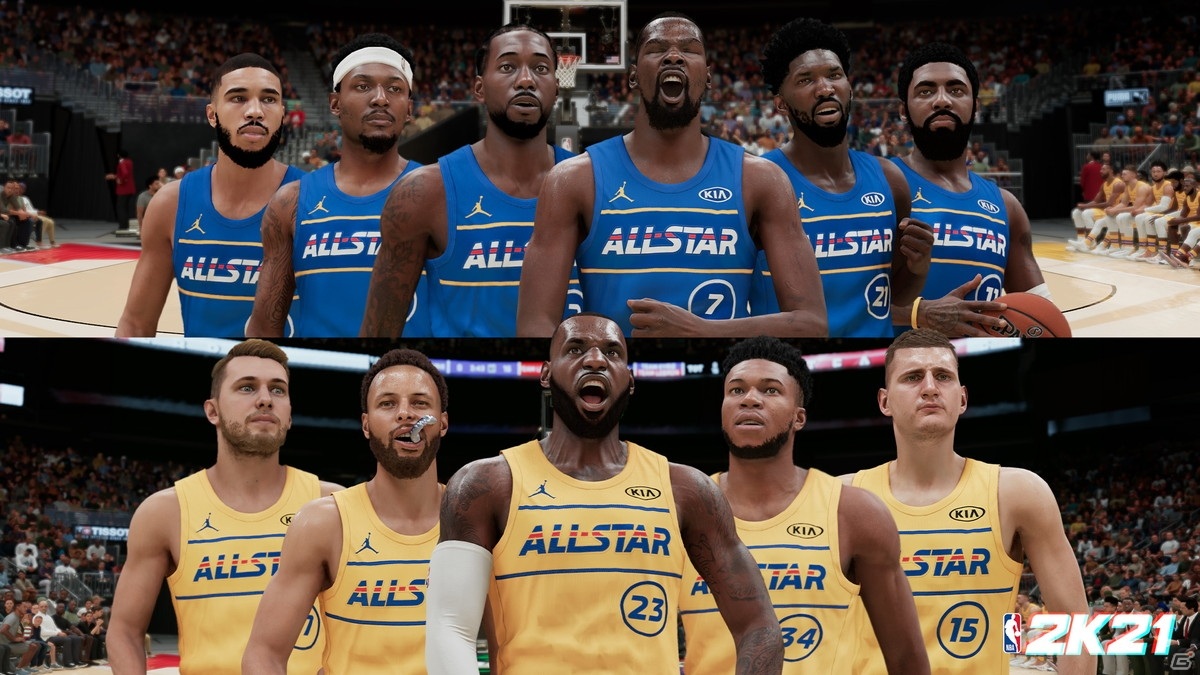 Nba 2k21 にて Nba オールスター 21 が開催 最新の選手レーティングも発表 ゲーム情報サイト Gamer