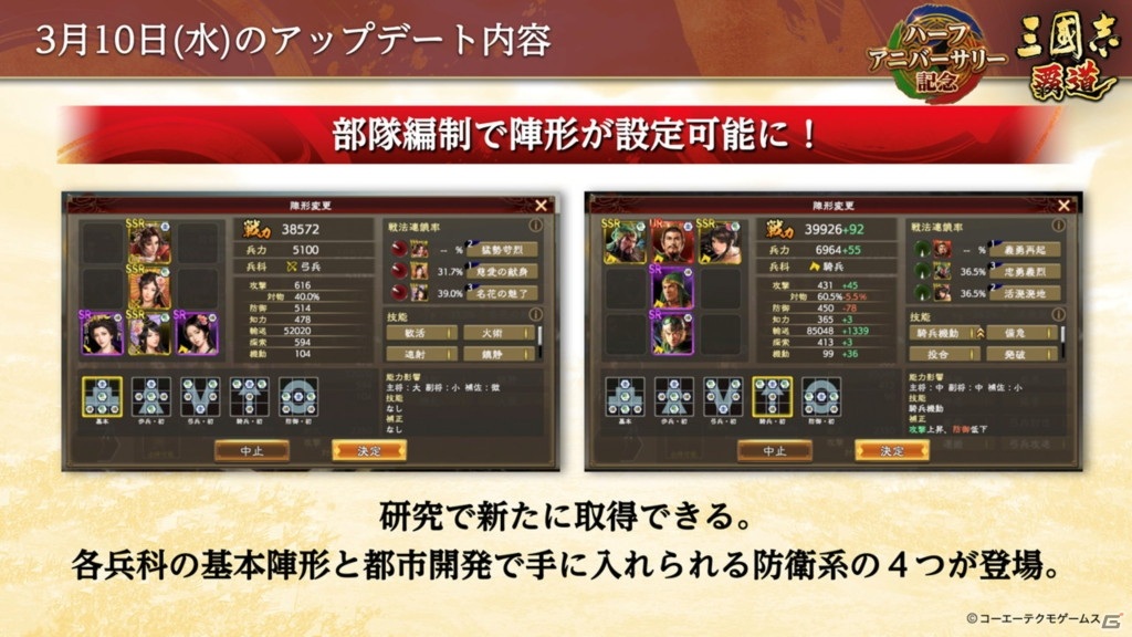 「三國志 覇道」ハーフアニバーサリー記念の大型アップデートが実施！新イベント「勢力争覇」やUR武将が実装の画像6