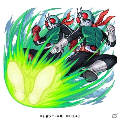 「モンスターストライク」にて仮面ライダーシリーズとの初コラボが3月14日より開催決定！の画像2
