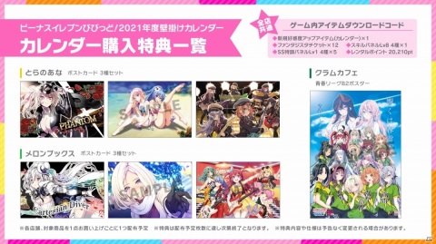 「ビーナスイレブンびびっど！」5周年を記念して全選手418名の誕生日入りカレンダーが3月15日より販売！の画像6