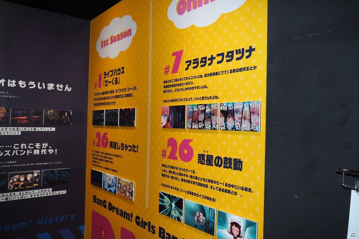 「バンドリ！」の歴史をさまざまな角度から振り返れる「ガルパ4周年記念展 in Gallery AaMo」内覧レポートの画像23