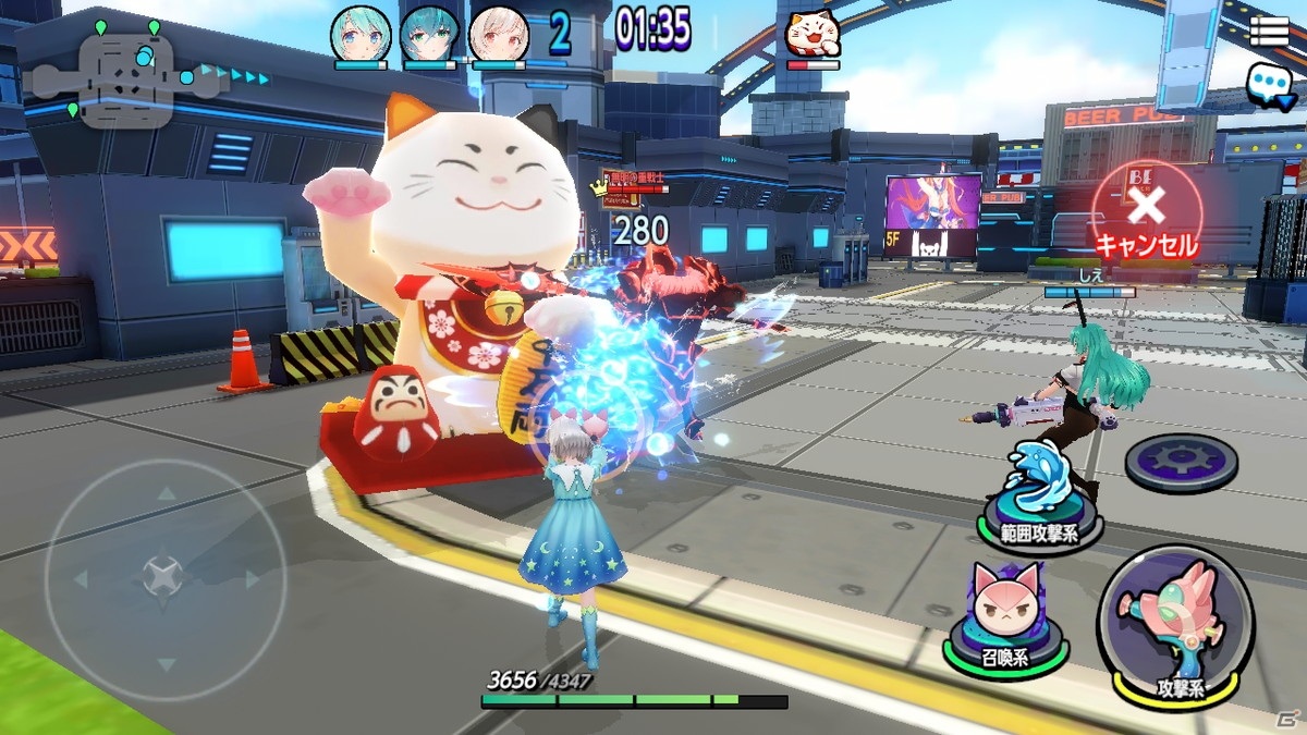 水鉄砲で女の子同士が対戦するactシューティング バブル ドールズ のandroid版が配信開始 の画像 ゲーム情報サイト Gamer