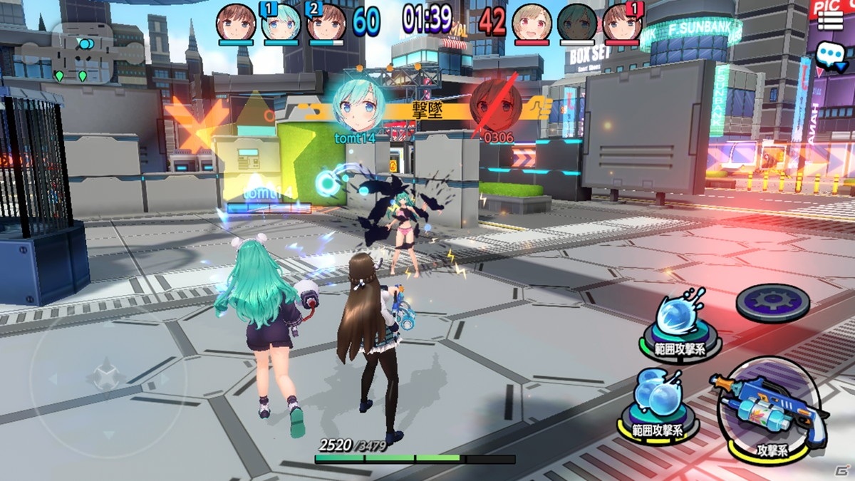 水鉄砲で女の子同士が対戦するACTシューティング「バブル＆ドールズ」のAndroid版が配信開始！の画像7