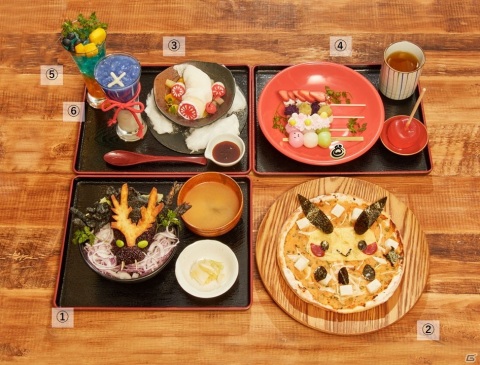 カプコンカフェ×「モンスターハンターライズ」のコラボメニューが公開！オトモアイルーとガルクがモチーフのスイーツも登場の画像1