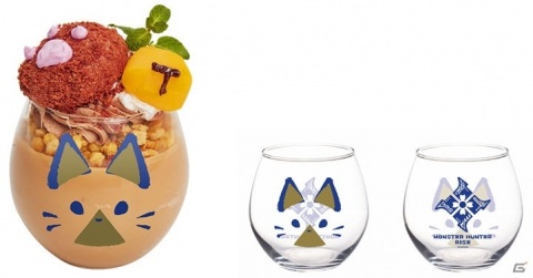 カプコンカフェ×「モンスターハンターライズ」のコラボメニューが公開！オトモアイルーとガルクがモチーフのスイーツも登場の画像2