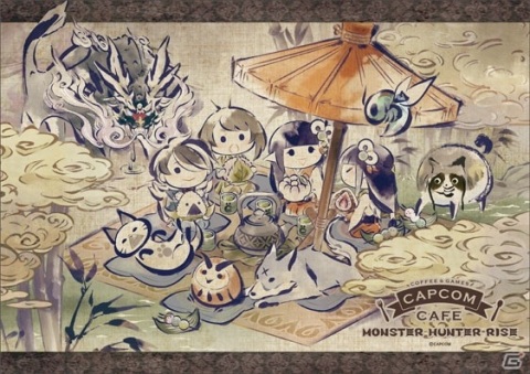 カプコンカフェ×「モンスターハンターライズ」のコラボメニューが公開